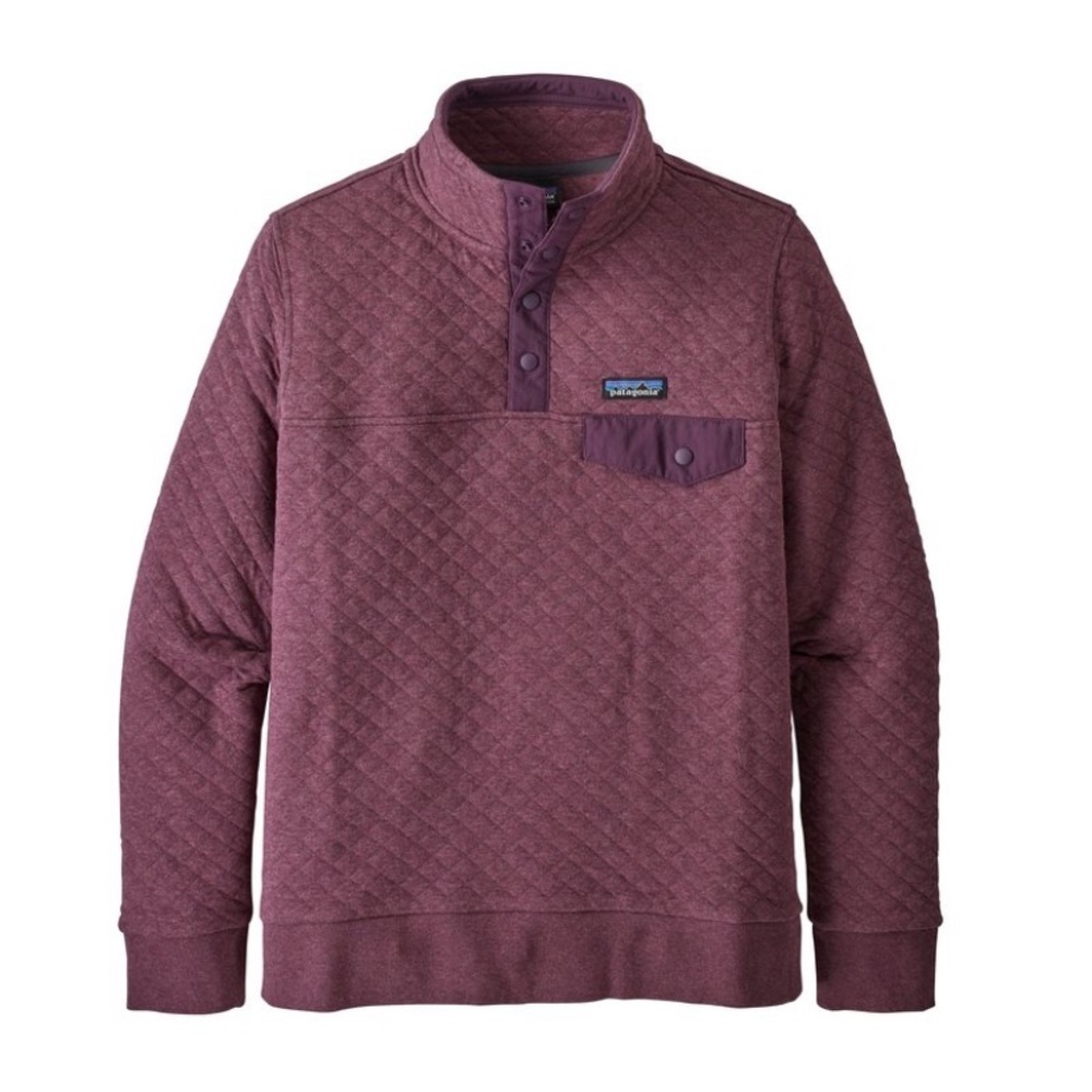 PATAGONIA organic cotton quilted t-snap pullover
